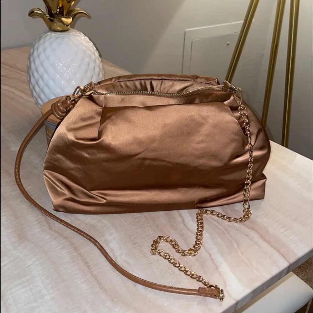 A new day party clutch crossbody bag in copper from Target USED no tag LIKE NEW